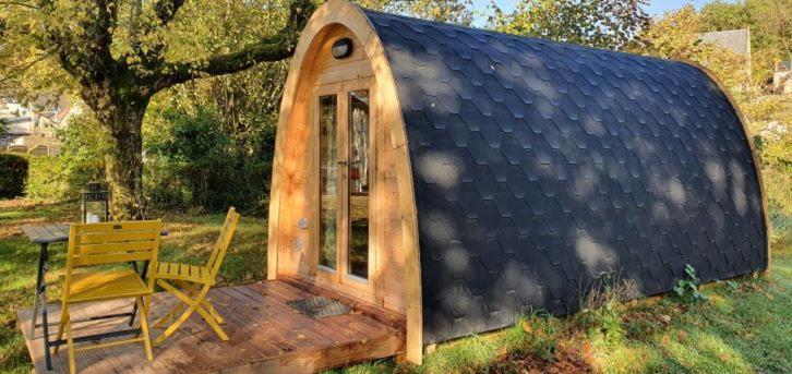 Cabane 2/3 Pers Au Camping Les Patis Nazelles-Negron Bagian luar foto